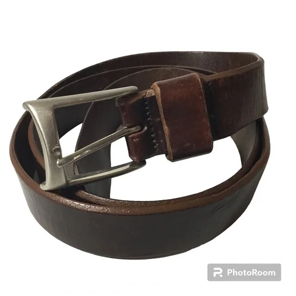 Donald J.Pliner belt Donald Pliner Jeweled Brown Leather Belt - Size Medium MADE  main image 3